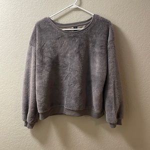 Love by Design Fuzzy Crew Neck Sweater